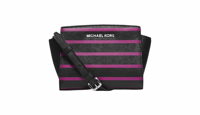 MICHAEL KORS SLING BAG PURPLE/BLACK PL