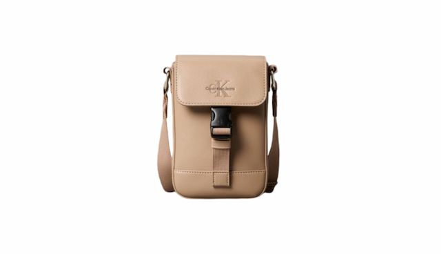 Calvin Klein Compact Sling Bag - Light Beige Edition