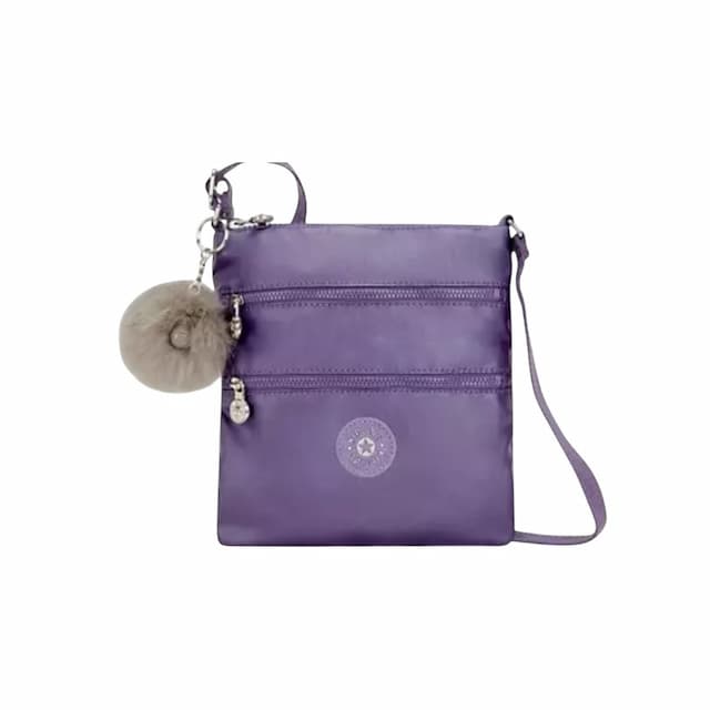 KIPLING BAG METTALIC MAUVE