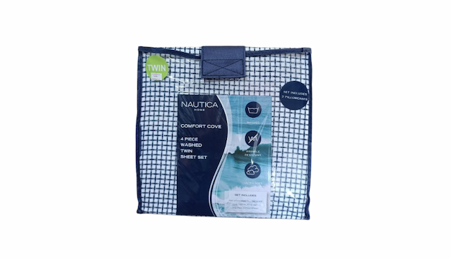 NAUTICA HOME COMFORT COVE 4-PIECE TWIN Bed sheet set